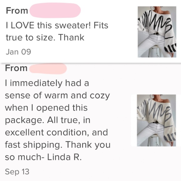 Knit Graphic Pullover Sweater Dirty Beige Grey Bishop Sleeve - Picture 8 of 10